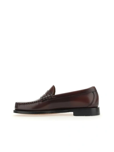 Shop Gh Bass G.h. Bass Loafers In Wine