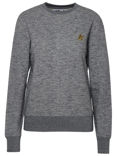 Shop Golden Goose Cotton Athena Sweatshirt In Grey