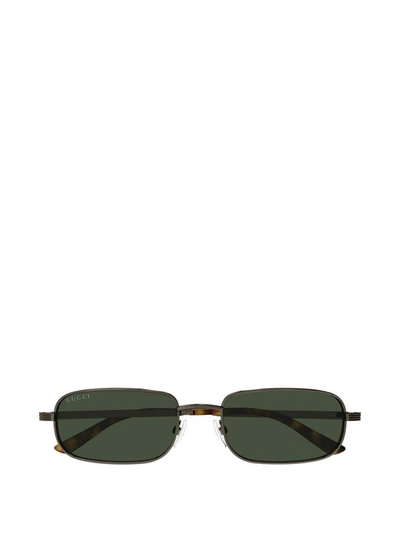 Shop Gucci Eyewear Sunglasses In Grey