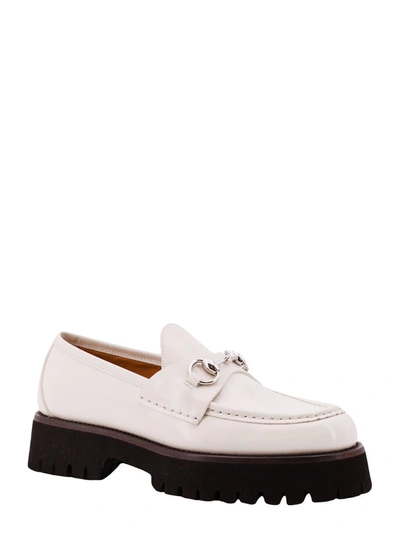 Shop Gucci Loafer In White
