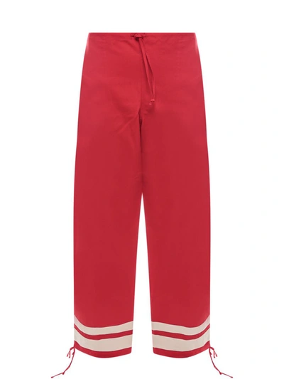 Shop Gucci Trouser In Red