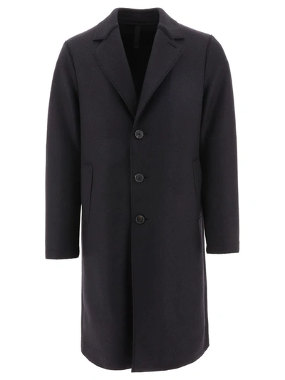 Shop Harris Wharf London Single-breasted Coat In Black