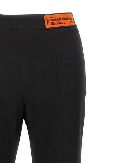 Heron Preston Gabardine Stretch Viscose Blend Pants In Black