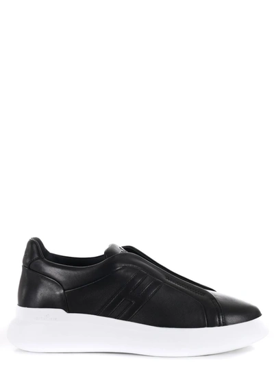 Shop Hogan Slip-on Sneakers In Black