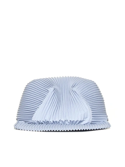 Shop Issey Miyake Homme Plisse  Hats In Lt Blue