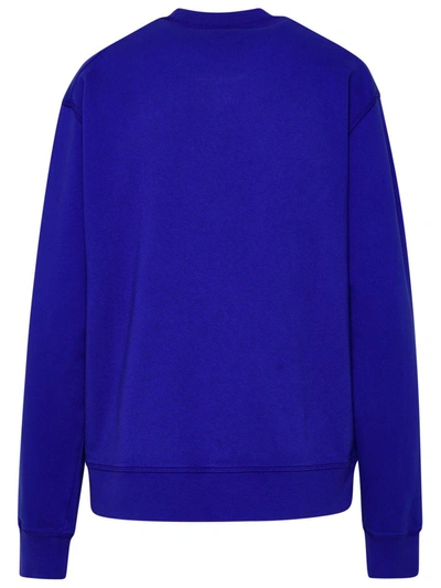 Shop Dsquared2 In Indigo Cotton Sweatshirt In Blue