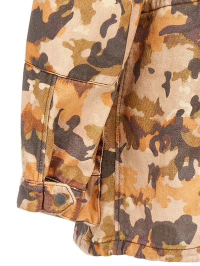 Isabel Marant Elize Camouflage-print Cotton-twill Jacket In Multicolor