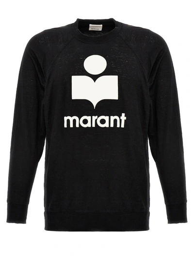 Shop Isabel Marant 'kieffer' T-shirt In White/black