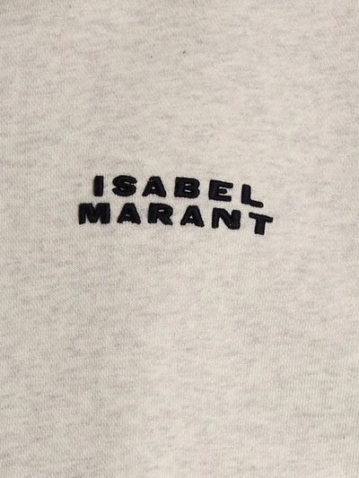 Shop Isabel Marant 'scott' Hoodie In Beige