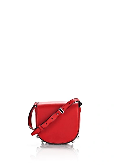 Alexander Wang Mini Lia Cult Red Smooth Fine Shiny Leather Crossbody