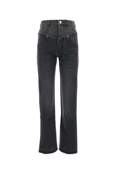 Shop Isabel Marant Jeans In Fadedblack