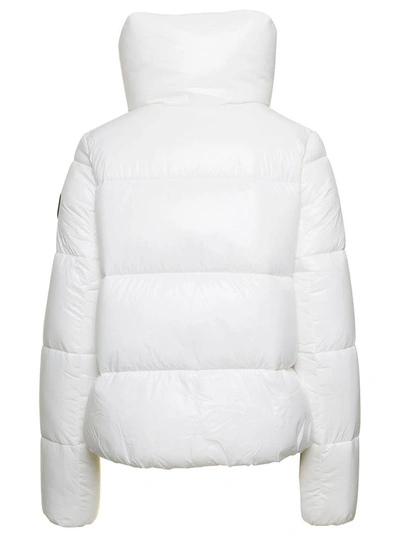 Shop Save The Duck Isla Puffer In White