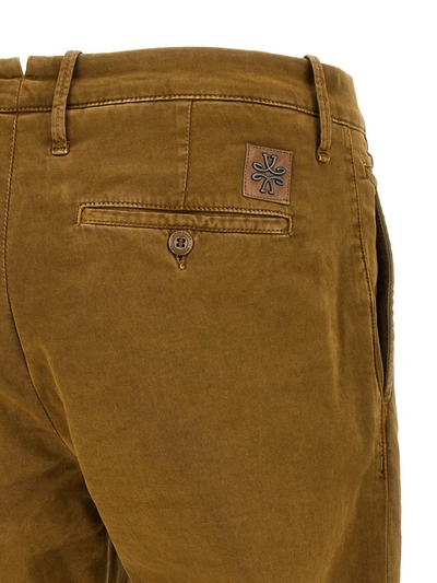 Shop Jacob Cohen Chinos In Brown
