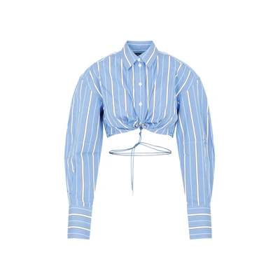 Shop Jacquemus Plidao Shirt In Blue