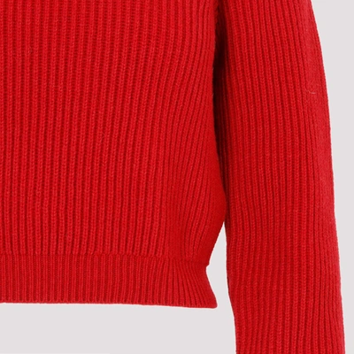 Shop Jacquemus Vega Sweater In Red