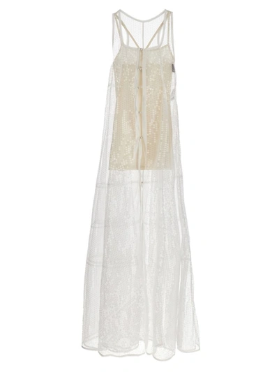 Shop Jacquemus 'le Robe Dentelle' Dress In White