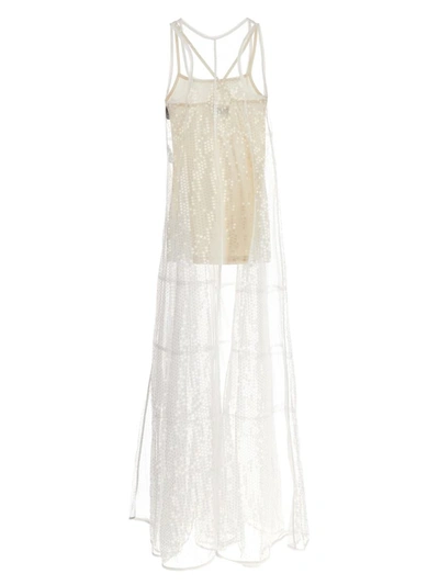 Shop Jacquemus 'le Robe Dentelle' Dress In White