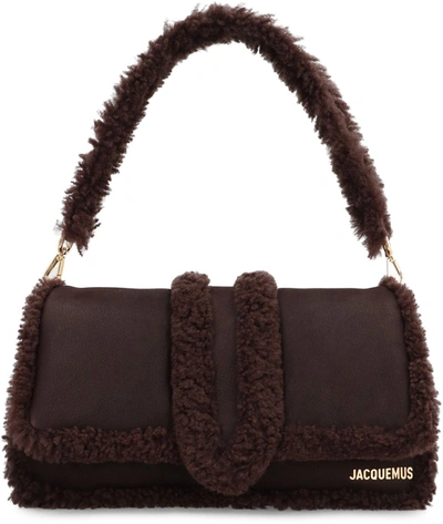 Shop Jacquemus Le Bambimou Doux Shoulder Bag In Brown