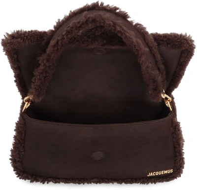 Shop Jacquemus Le Bambimou Doux Shoulder Bag In Brown