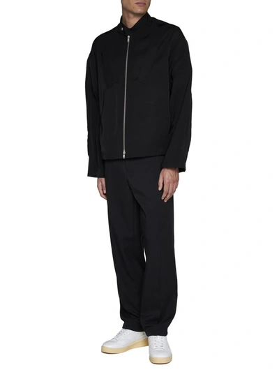 Shop Jil Sander Coats In Black