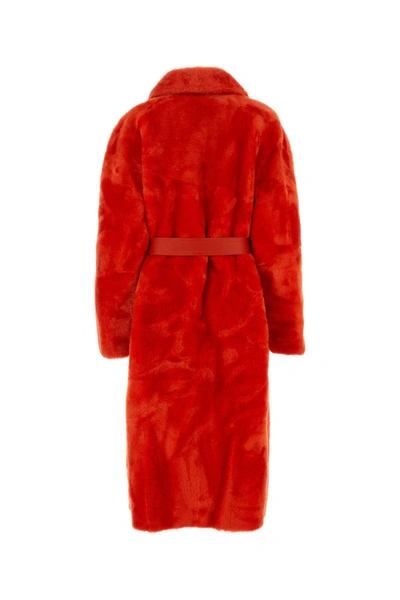 Shop Jil Sander Coats In Red