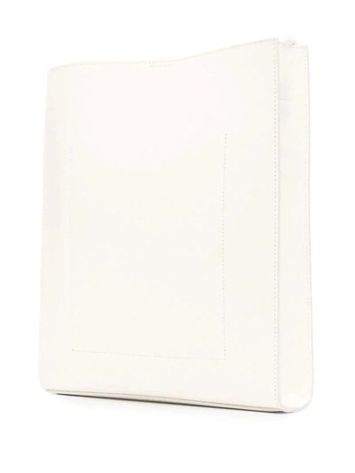 Shop Jil Sander Medium Tangle Bag In White