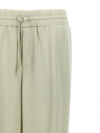 Shop Jil Sander Smooth Joggers In Green