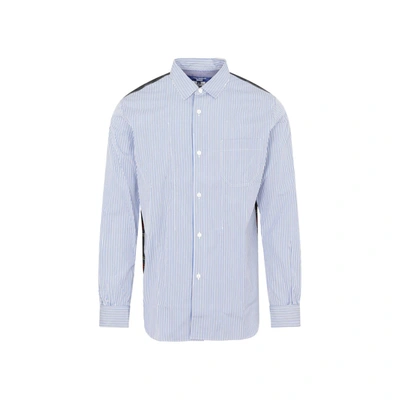 Shop Junya Watanabe Cotton Shirt In Blue