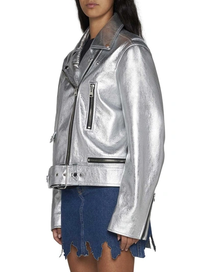 Shop Jw Anderson Coats In Silver