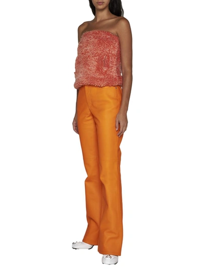 Shop Jw Anderson Trousers In Orange