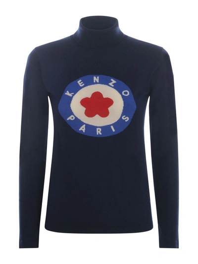 Shop Kenzo Pullover  " Trget" In Blue