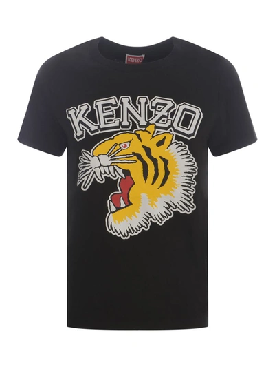 Shop Kenzo T-shirt  "tiger" In Black