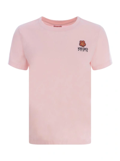 Shop Kenzo T-shirt  "flower" In Pink