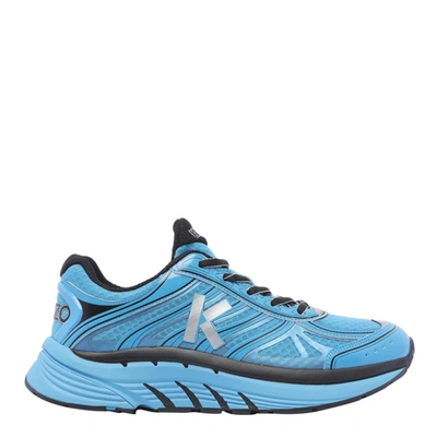 Shop Kenzo Sneakers In Blue