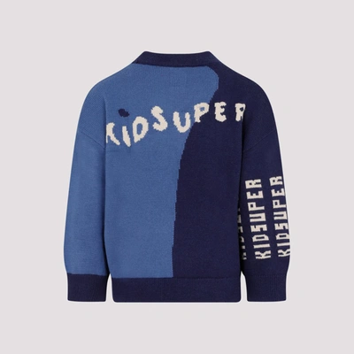 Shop Kidsuper Wool Pullover Sweater In Blue