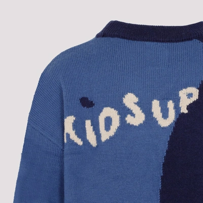 Shop Kidsuper Wool Pullover Sweater In Blue