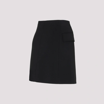 Shop Lanvin Short Tailored Mini Skirt In Black