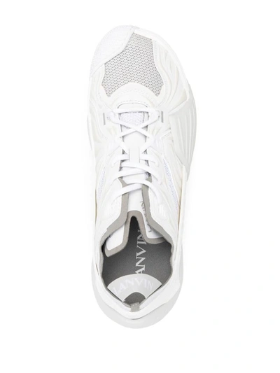 Shop Lanvin Flat Shoes In White
