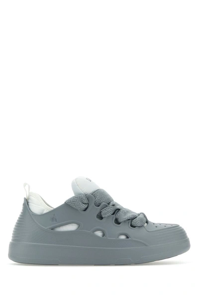 Lanvin Curb Sneakers In Pearlgrey