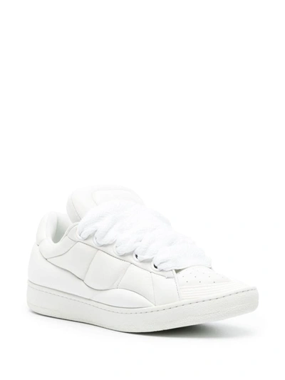 Shop Lanvin Sneakers In White