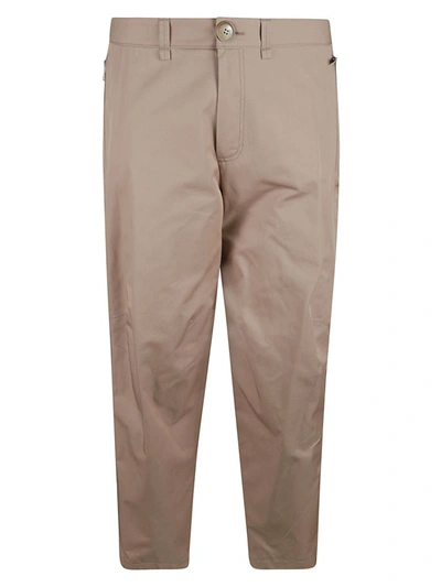 Shop Lanvin Trousers In Sand