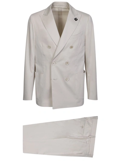 Shop Lardini Suits In White