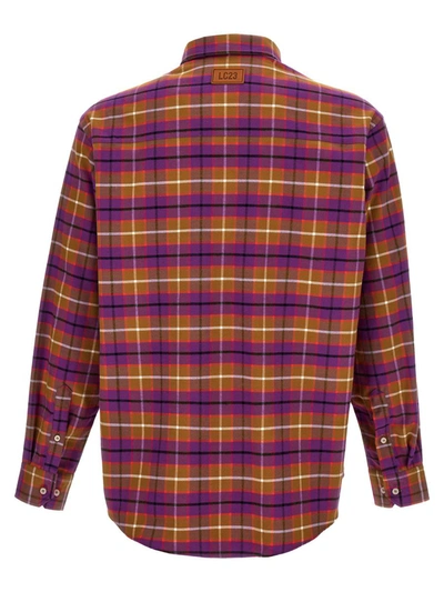 Shop Lc23 'check Flannel' Shirt In Multicolor
