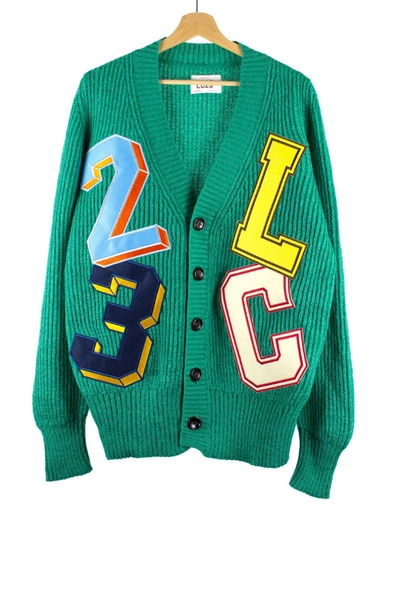 Shop Lc23 Multicolor Sweater Clothing In Green