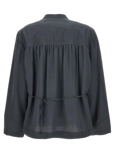 Shop Lemaire 'soft' Blouse In Gray