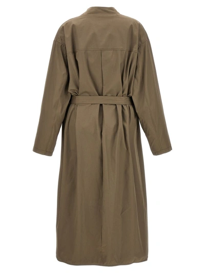 Shop Lemaire 'housse' Dress In Brown