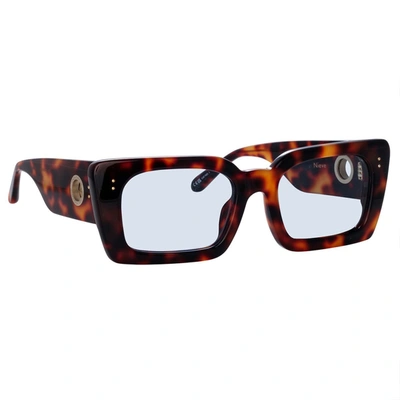 Linda Farrow Nieve Sunglasses In Havana