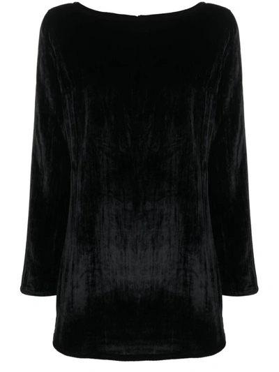 Shop Loulou Studio Short Velvet Dress Clothing In Black