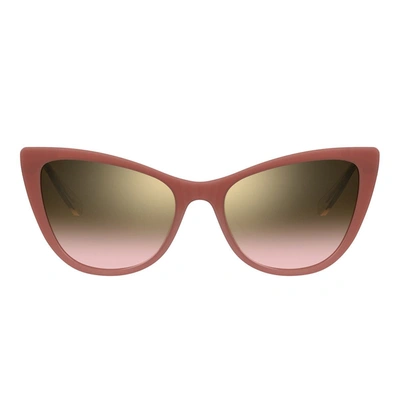 Shop Love Moschino Sunglasses In Red