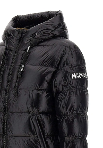 Shop Mackage "victor" Down Jacket In Black
